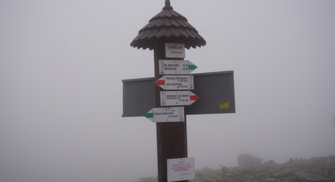 Babia Góra 1725 m npm