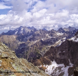 Rysy 2499 m n.p.m. najwyższe szczyty gór w Polsce 5/28