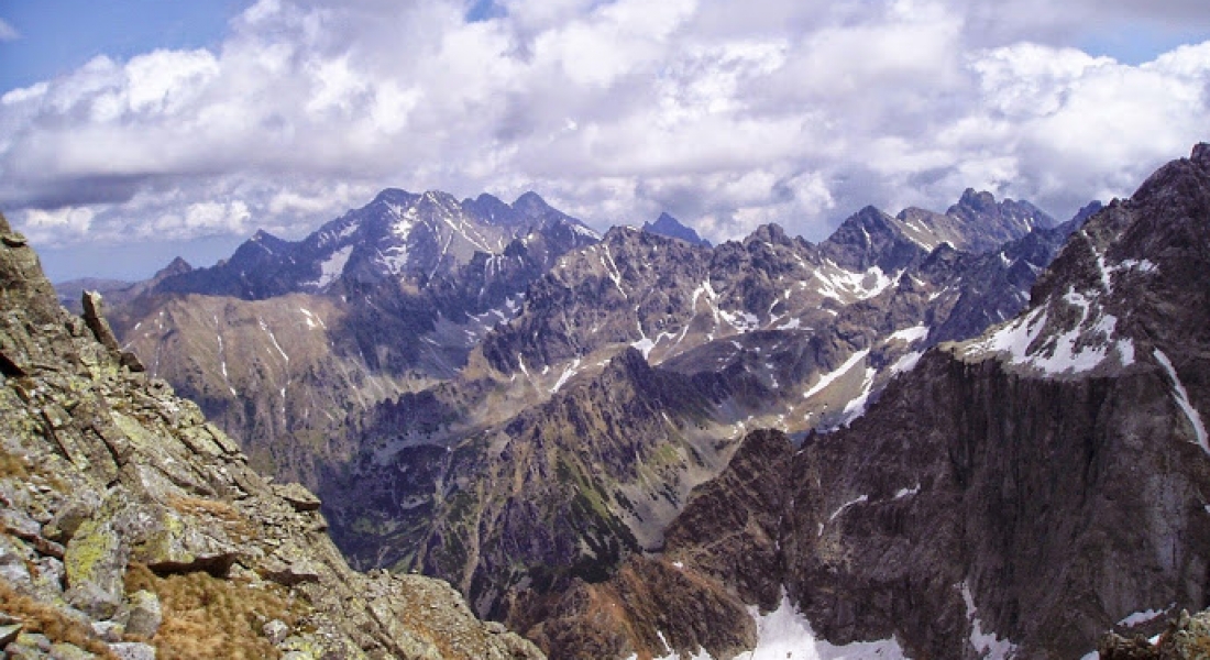 Rysy 2499 m n.p.m. najwyższe szczyty gór w Polsce 5/28