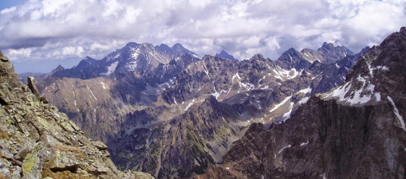 Rysy 2499 m n.p.m. najwyższe szczyty gór w Polsce 5/28